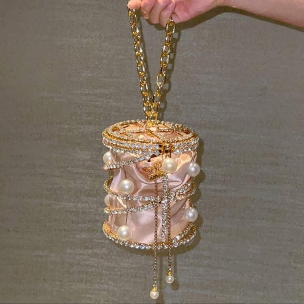 Luxury Women's Bridal Wedding Purse Party Prom Glitter Bling Rhinestone Clutches